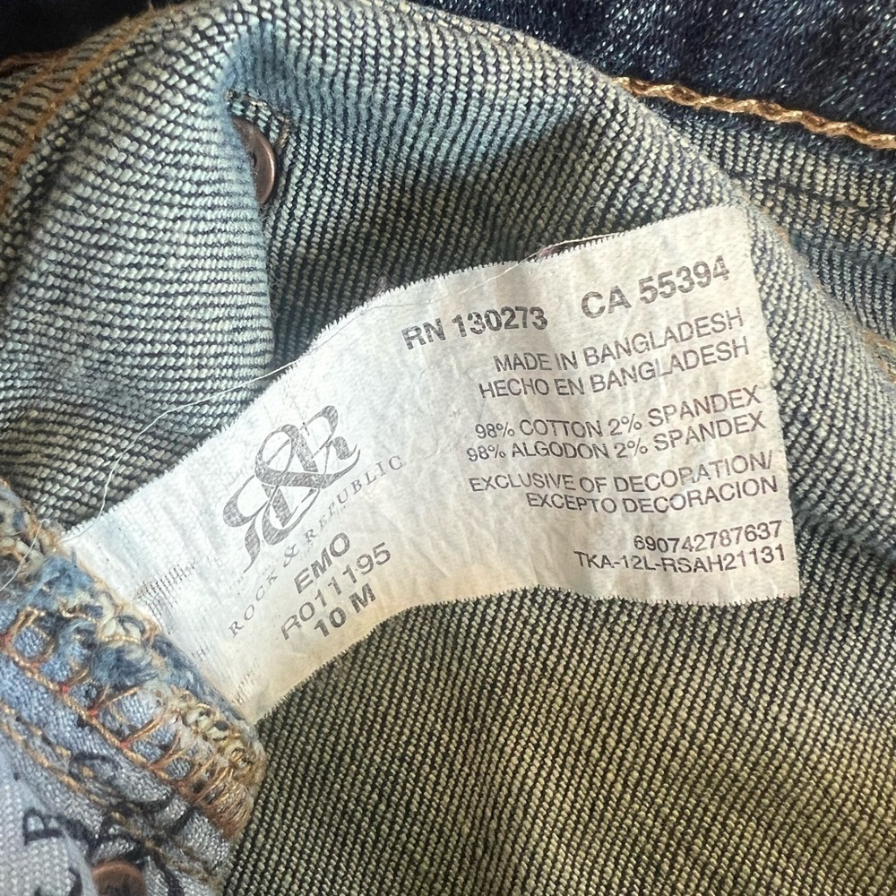 Rock and Republic ladies jeans 10. Perfect condition No stains or imperfections - Picture 8 of 13